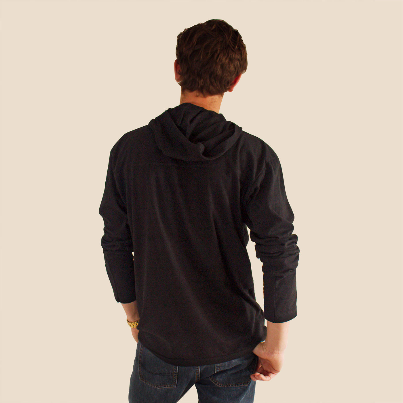 Jersey Hoodie - Black
