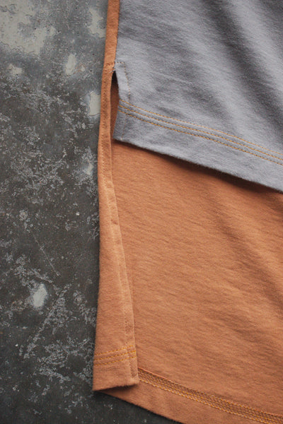 The Marigold Shirt - Warm Grey & Camel