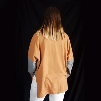 The Marigold Shirt - Warm Grey & Camel