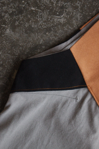The Sunset Tank - Warm Grey & Camel