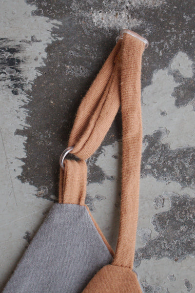 The Sunset Tank - Warm Grey & Camel