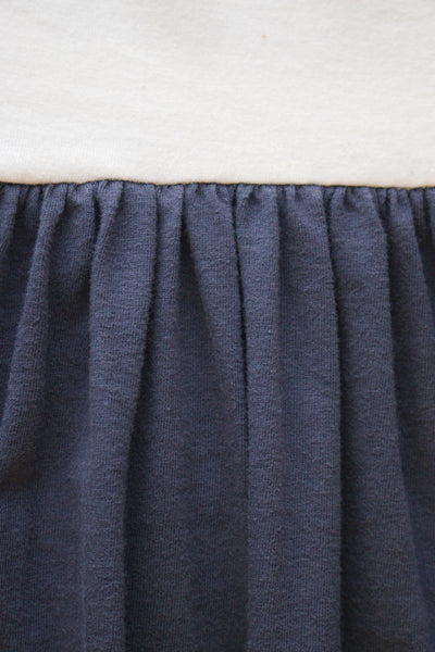 The Tulip Dress - Natural & Washed Blue