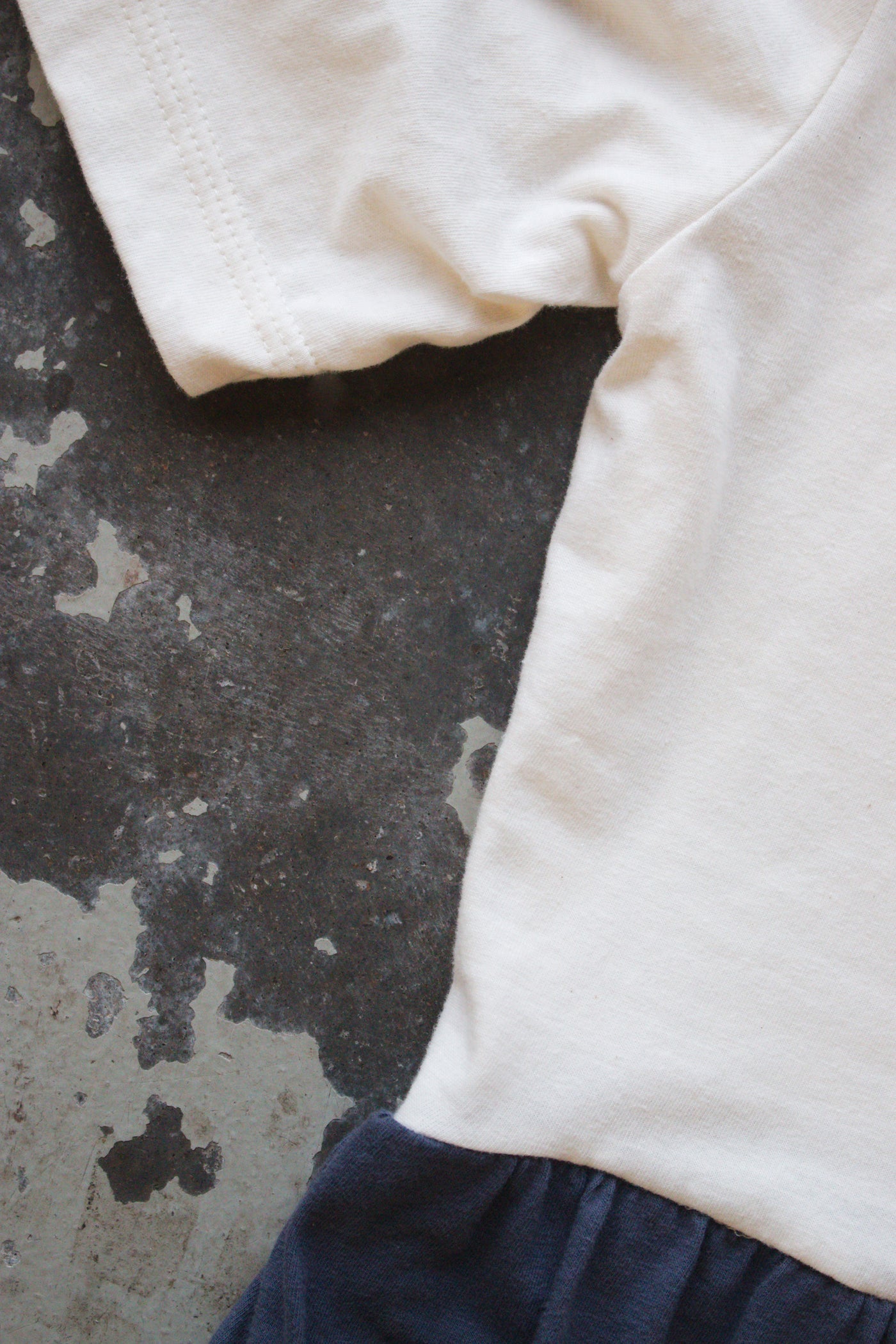 The Tulip Dress - Natural & Washed Blue