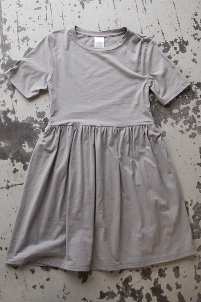 The Tulip Dress - Warm Grey